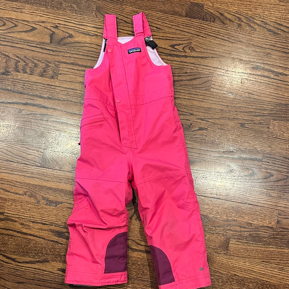Patagonia Kids Bright Pink Snowpants
